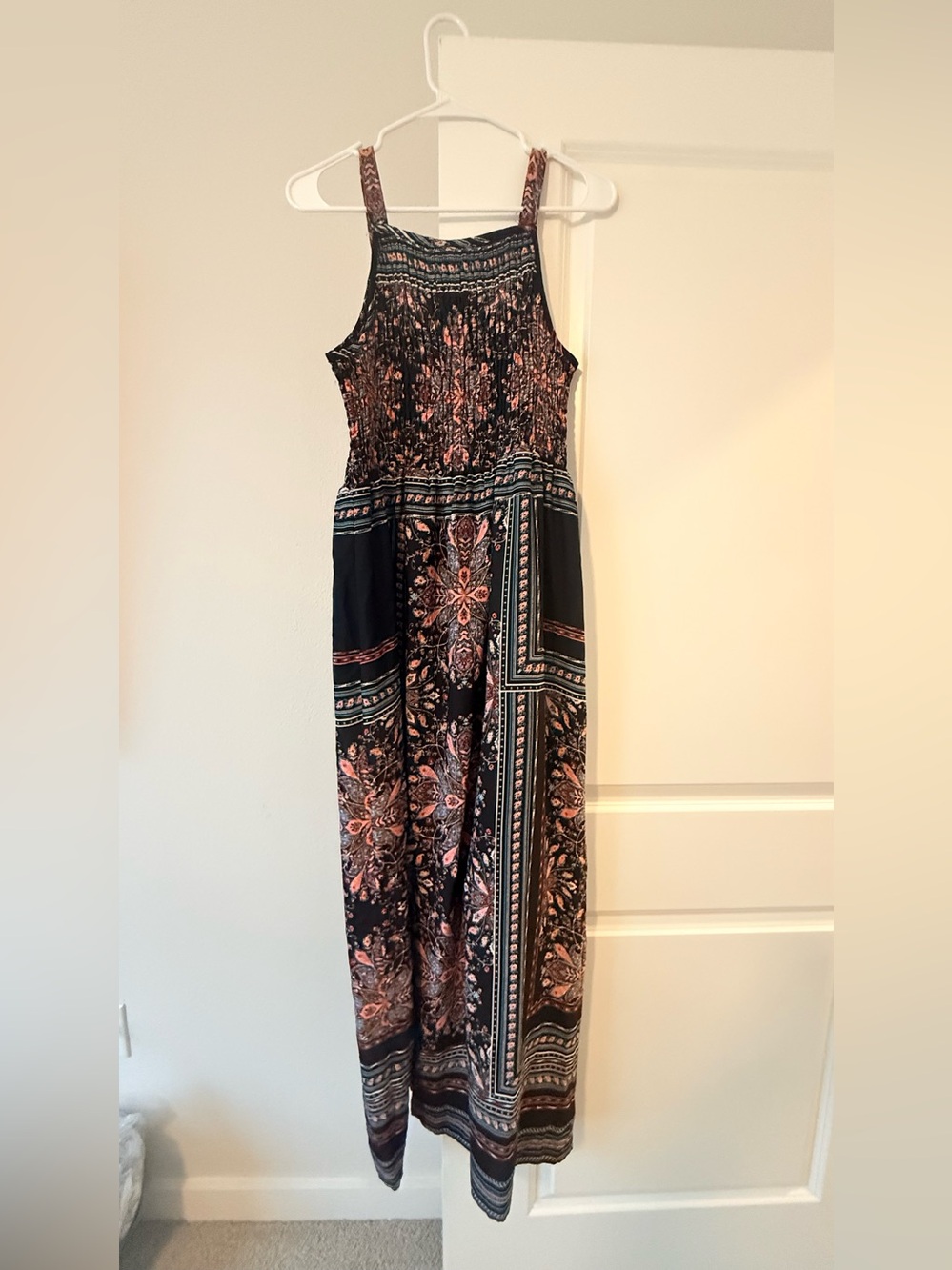 bailey blue Black Maxi Dress with Pink Floral Print - Picture 11 of 11